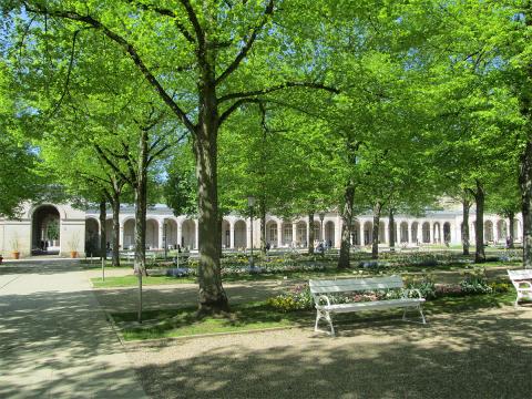 park, bench, photography